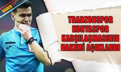 Trabzonspor Konyaspor Karşılaşmasını Yönetecek Hakem Açıklandı