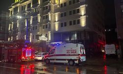 Trabzon merkezde otelde yangın çıktı!