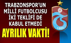 Trabzonspor'un Milli Futbolcusu İki Teklifi Kabul Etmedi