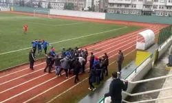 Trabzon'da maç sırasında gerginlik