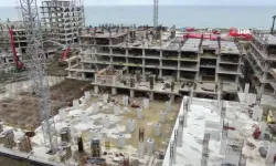 Trabzon Şehir Hastanesi'nin inşaatı yükseliyor