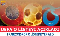 UEFA O Listeyi Açıkladı! Trabzonspor 5. Sırada Yer Aldı