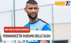 Trabzonspor Hatayspor Maçında Sakatlık Yaşamıştı! Fernandez'in Durumu Belli Oldu