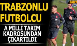 Trabzonlu Futbolcu A Milli Takım Kadrosundan Çıkartıldı