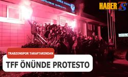 Trabzonspor Taraftarından TFF Önünde Protesto