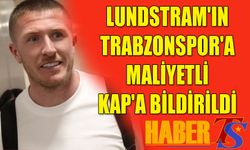 John Lundstram'ın Trabzonspor'a Maliyeti KAP'A Bildirildi