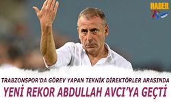 Trabzonspor'da Görev Yapan Teknik Direktörler Arasında Rekor Abdullah Avcı'da