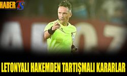 Letonyalı Hakemden Tartışmalı Kararlar