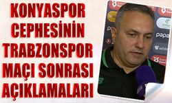 Konyaspor Cephesinin Trabzonspor Maçı Sonrası Açıklaması