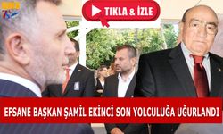 Trabzonspor Camiası Efsane Başkan Şamil Ekinci'yi Son Yolculuğuna Uğurladı