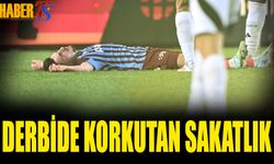 Derbi Karşılaşmasında Trabzonspor'da Korkutan Sakatlık Yaşandı