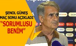 Şenol Güneş Maç Sonu Açıkladı: Sorumlusu Benim