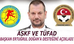 ASKF İle TÜFAD Başkan Ertuğrul Doğan'a Desteğini Açıkladı