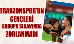 Trabzonspor'un Gençleri Avrupa Sınavında İstediği Sonucu Aldı