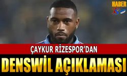 Çaykur Rizespor'dan Denswil Açıklaması