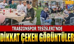 Trabzonspor Tesisleri'nde Dikkat Çeken Görüntüler