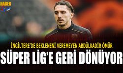 Abdülkadir Ömür Süper Lig'e Dönüş İçin Hazırlık Yapıyor