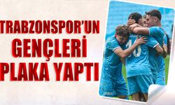 Trabzonspor'un Gençleri Plaka Yaptı