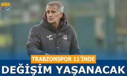 Trabzonspor 11'inde 3 Değişiklik