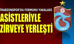 Trabzonspor'da Form Tutmaya Başladı! Asistleriyle Zirveye Yerleşti