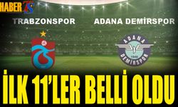 Trabzonspor Gaziantep FK Maçı 11'leri Belli Oldu