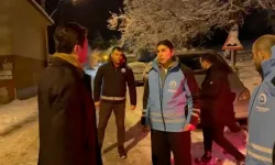 Başkan Ahmet Kaya Karla Mücadele Çalışmalarını Yerinde İnceledi