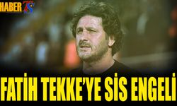 Fatih Tekke’ye Sis Engeli! Uçak Rötar Yaptı