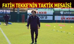 Fatih Tekke'nin Taktik Mesaisi