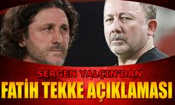 Sergen Yalçın’dan Fatih Tekke İçin Flaş Açıklama