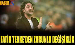 Fatih Tekke'den Kasımpaşa Maçı Öncesi Kadroda Zorunlu Değişiklikler