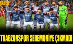 Trabzonspor Madalya Seremonisine Katılmadı: TFF'ye Tepki mi?
