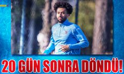 Trabzonsporlu İsim 20 Gün Sonra Sahalara Döndü