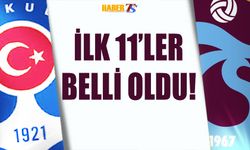 Kasımpaşa - Trabzonspor Maçının İlk 11'leri Belli Oldu