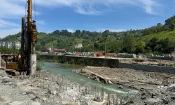Trabzon’un Of İlçesinde Ulaşım İçin Yeni Köprü Hamlesi