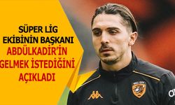Süper Lig Ekibinin Başkanından Flaş Abdülkadir Ömür Açıklaması