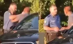 Denizli'de trafik kazası sonrası polis memuruyla sürücü arasında kavga çıktı