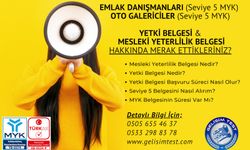 Sorumlu Emlak Danışmanı Seviye 5 ve Motorlu Kara Taşıtları Seviye 5 Mesleki Yeterlilik ve Yetki Belgesi – Belge Zorunlul