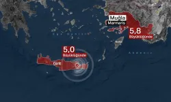 Ege Denizi’nde 5.0 Büyüklüğünde Deprem! Sarsıntı Girit Adası Açıklarında Meydana Geldi