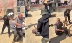 Adana’da Sokak Ortasında Yaşlı Adama Sopalarla Saldırı Kamerada