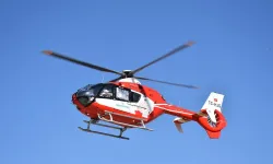 Düzköy'de Yaylada Yaralanan Vatandaş Helikopterle Hastaneye Ulaştırıldı