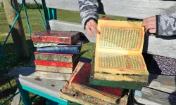 Çaykara'da Cami Yangınında Mucize: Kur’an-ı Kerimler Yanmadı