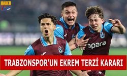 Trabzonspor'un Ekrem Terzi Kararı