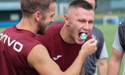 Trabzonspor Zubkov’un Doğum Gününü Antrenmanda Kutladı