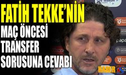 Fatih Tekke: Taraftarın Öfkesini Heyecana Dönüştürürsek Avantaj Sağlarız