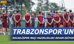 Trabzonspor'un Kocaelispor Maçı Hazırlıkları Devam Ediyor