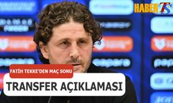 Fatih Tekke: “İki Puan Kaybettik, Üzgünüz”