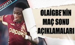 Olaigbe'nin Trabzonspor Samsunspor Maçı Sonrası Açıklamaları