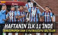 Bu Haftanın İlk 11'inde Trabzonspor'dan 5 İsim Yer Aldı