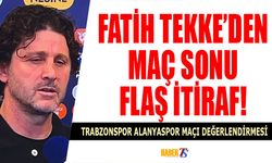 Fatih Tekke'den Maç Sonu Flaş İtiraf