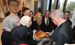 Trabzon AK Parti Kadın Kolları Erdoğan’la Buluştu